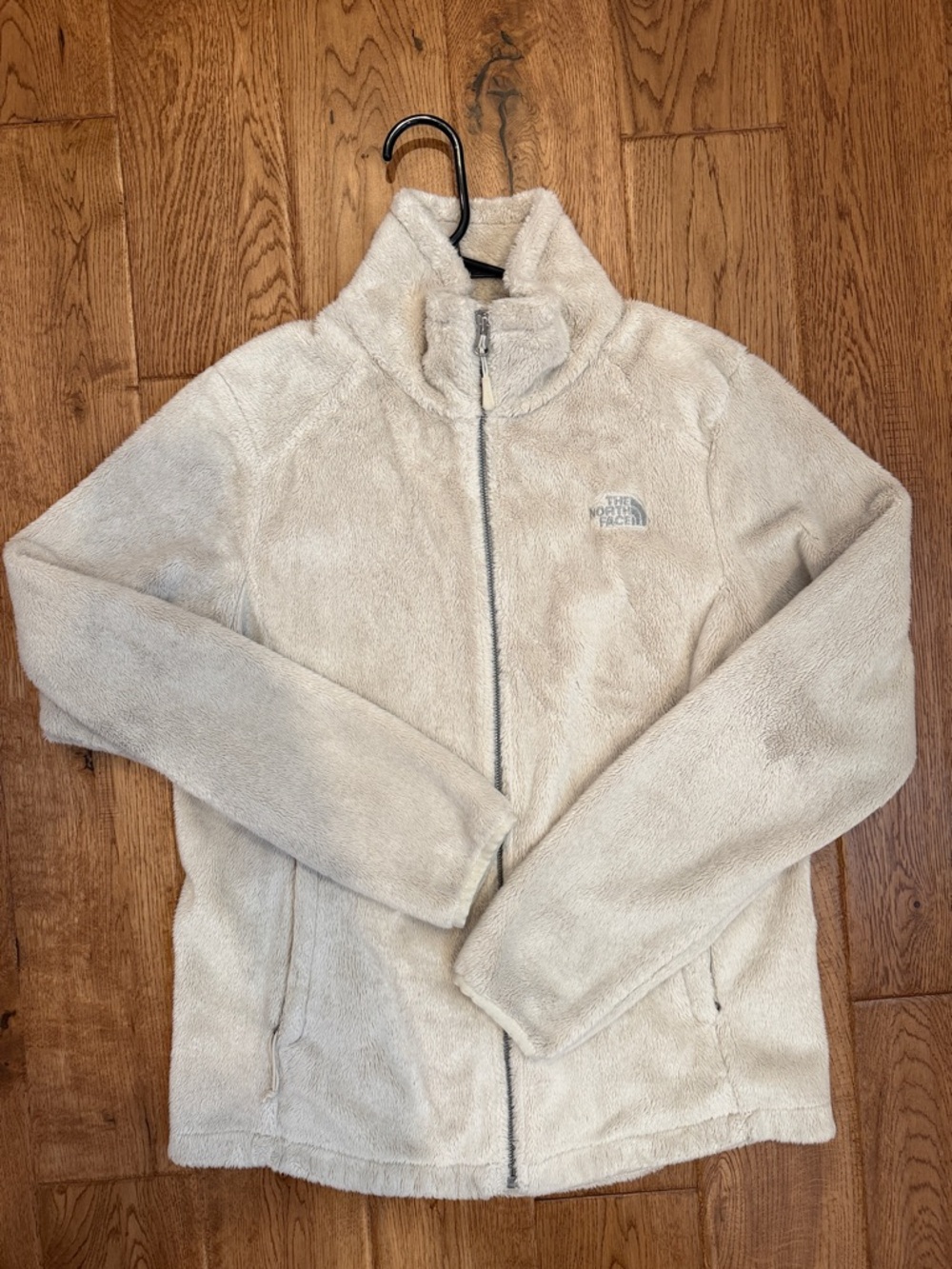 The North Face Women’s Cream Teddy Fleece Full-Zip Jacket Size Medium